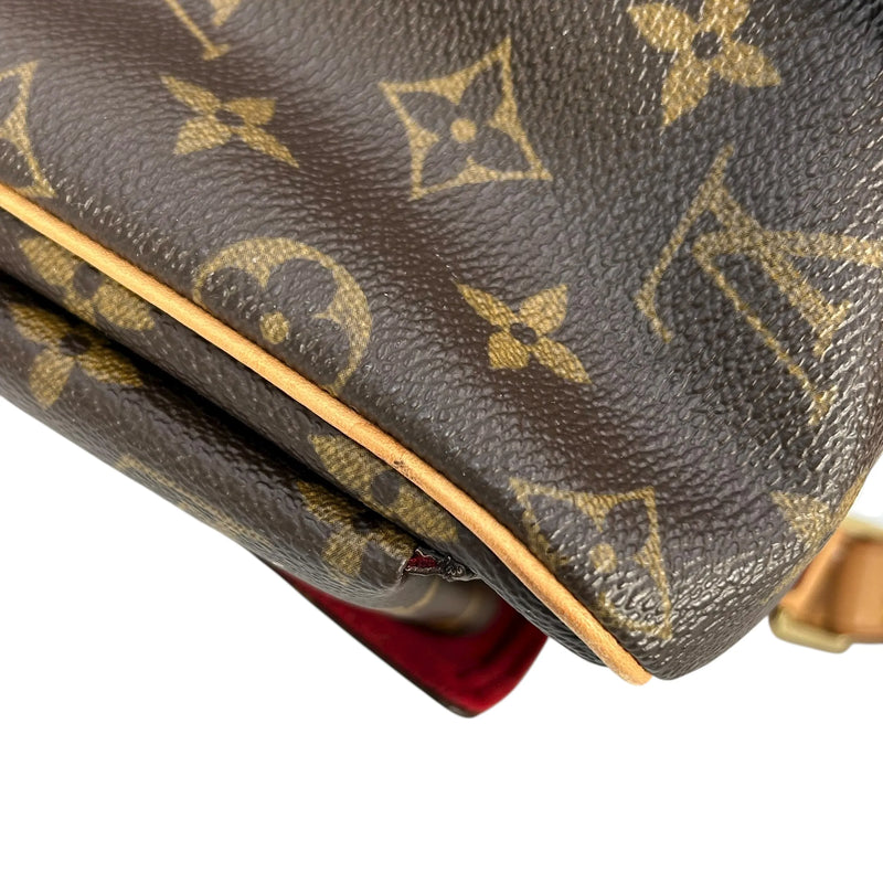 LOUIS VUITTON Viva Cite PM Monogram Canvas Shoulder Bag - Dark Brown 