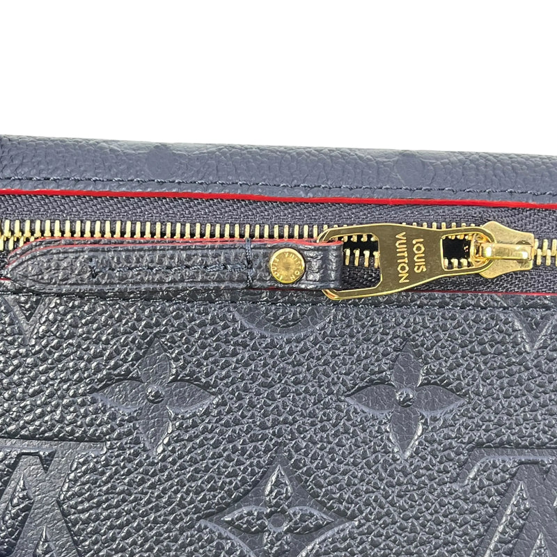 LOUIS VUITTON Pochette Clé Monogram Empreinte Key Case - Navy 