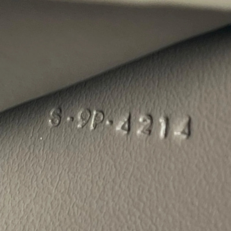 CELINE Small Strap Wallet in Calfskin, Bifold Compact Wallet - Gray 