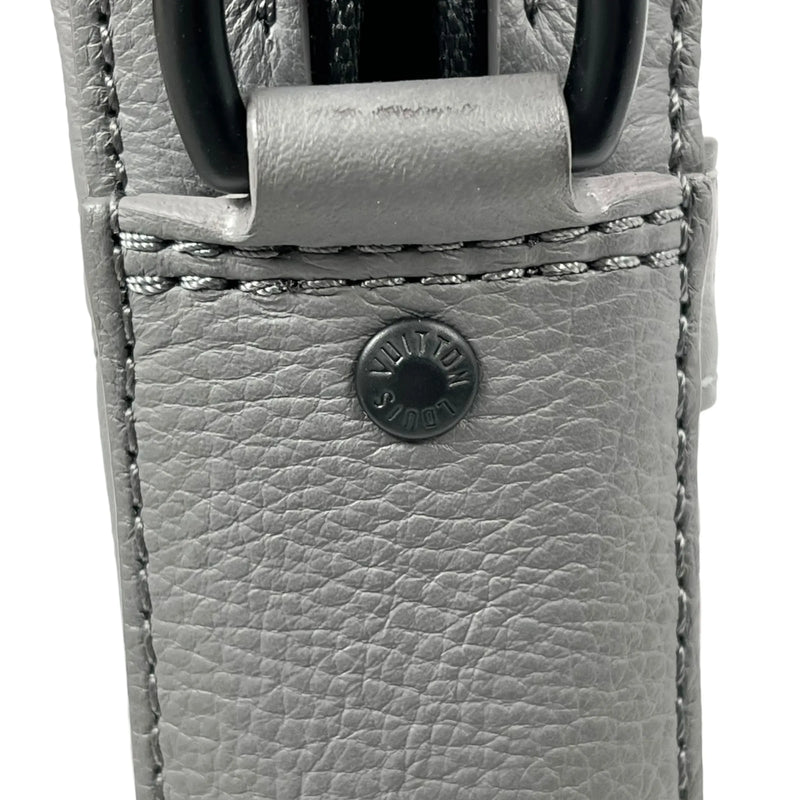 Louis Vuitton Trio Messenger Monogram Shadow Shoulder Bag - Grey 