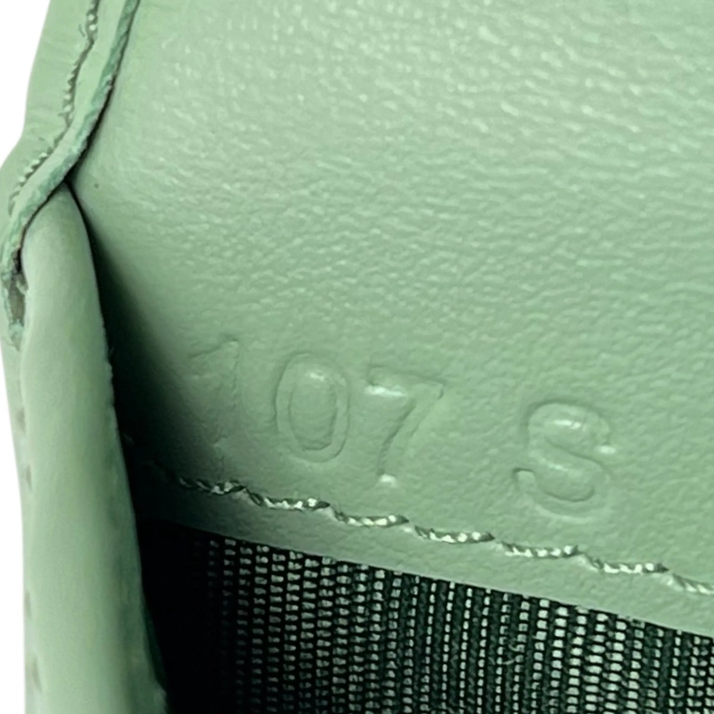 PRADA Saffiano Leather Tri-fold Compact Wallet - Green 