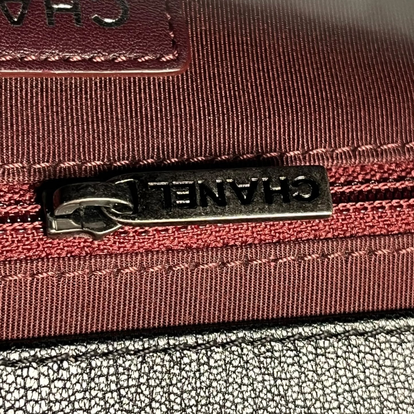 CHANEL CC University Matelasse Goatskin Chain Shoulder Bag - Black 