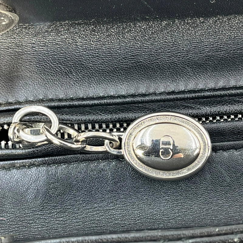 Christian Dior Lady Dior Cannage Lambskin Handbag/Shoulder Bag - Black 