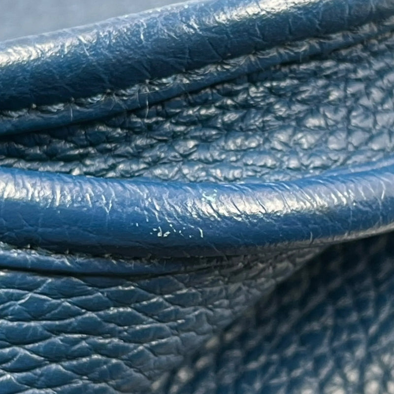 Hermès Evelyn III PM Taurillon Clemence Leather Shoulder Bag with D Stamp (2019) - Navy 