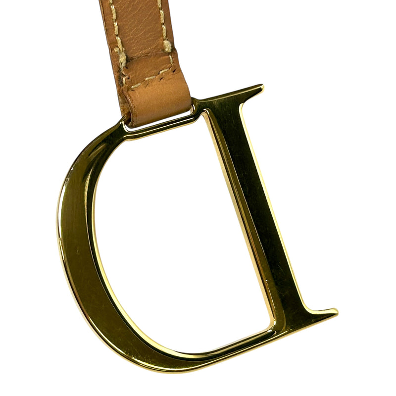 Dior サドル トロッター キャンバス ハンドバッグ ショルダーバッグ - カーキ × ベージュ