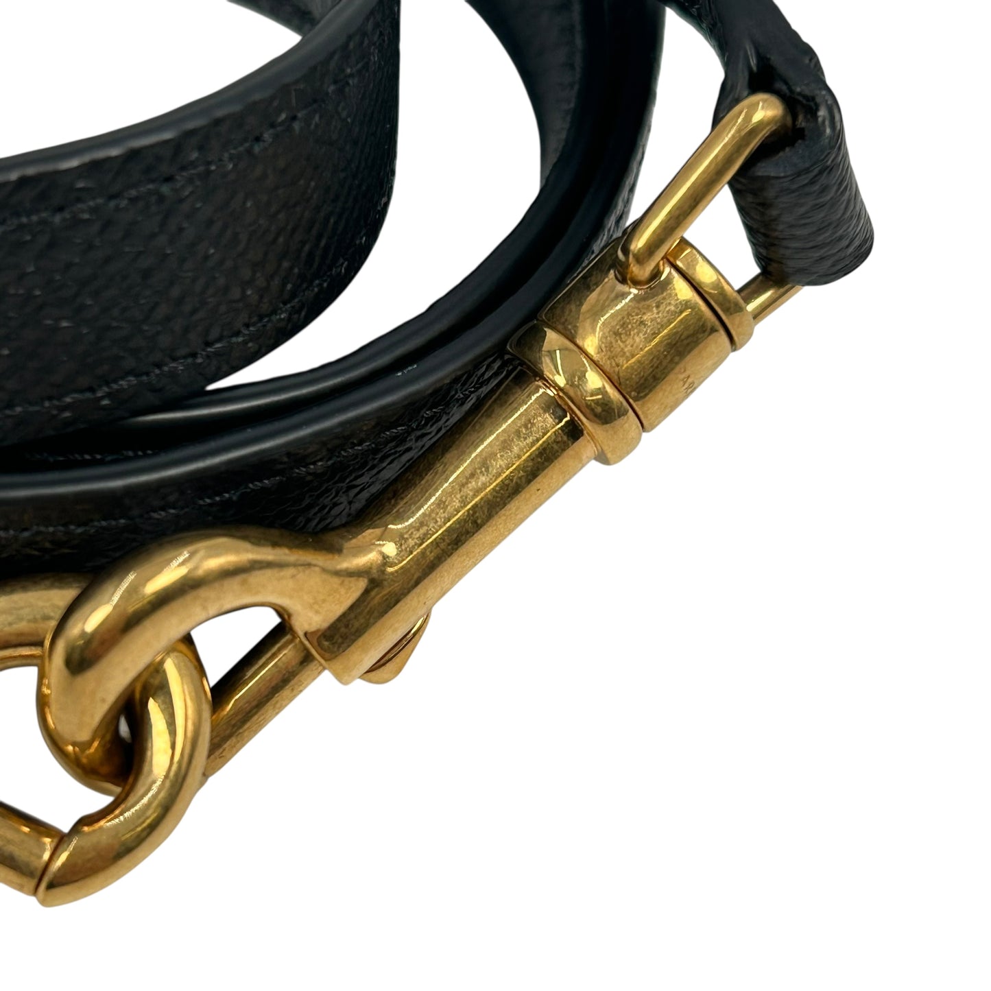 CELINE Leather Micro Beret Handbag/Shoulder Bag - Black 