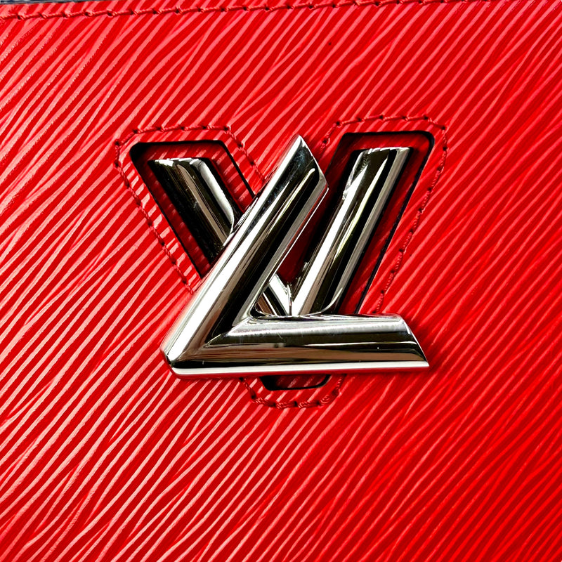 Louis Vuitton Twist Tote Coquelicot Epi Leather Handbag - Red 