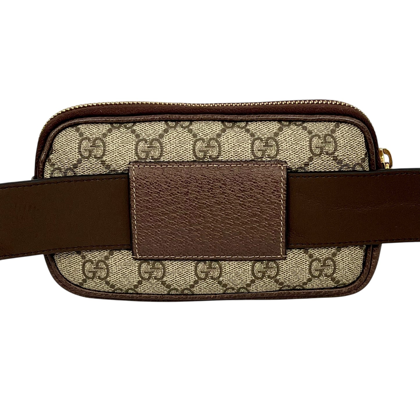 GUCCI GG Supreme Canvas Body Bag - Brown