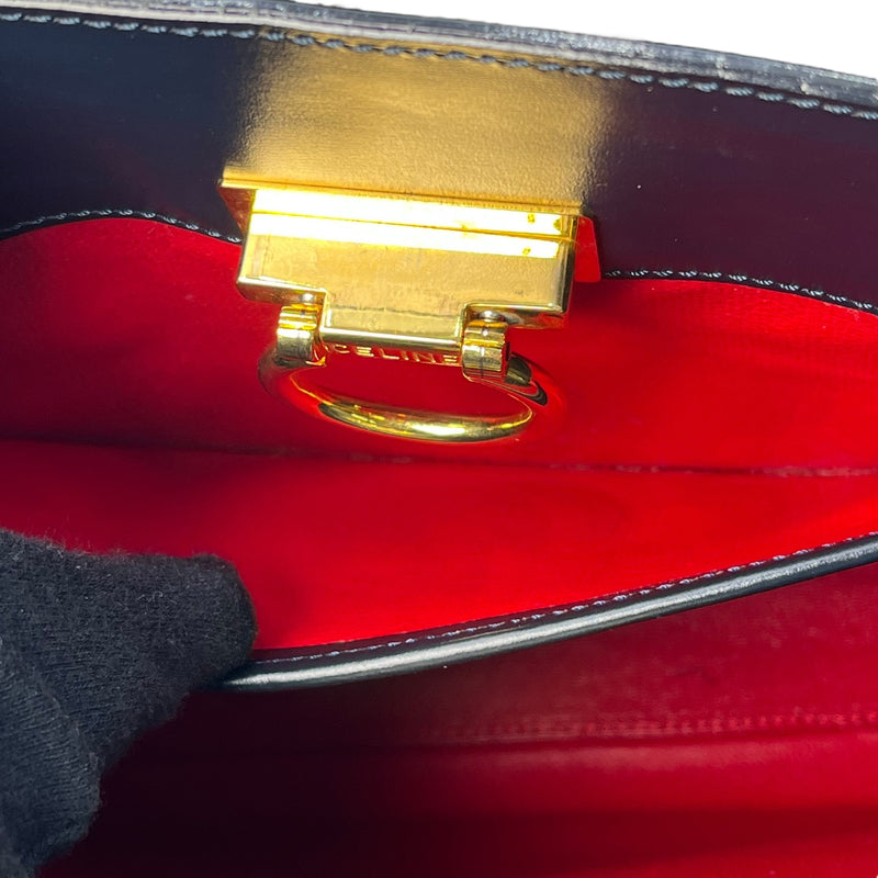 CELINE Double Face Handbag - Navy 