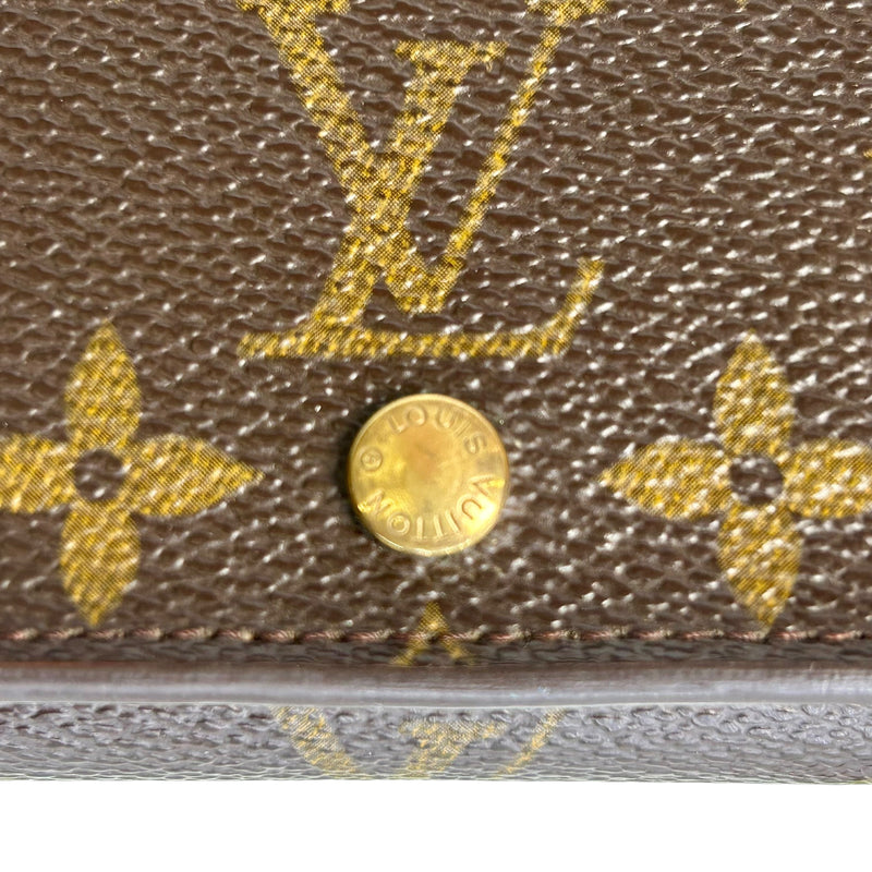 Louis Vuitton Monogram Canvas Porte Monnaie Bi-fold Compact Wallet - 32422 