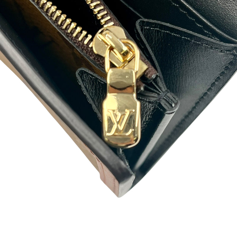 Louis Vuitton Monogram Canvas Reverse Portefeuille Sarah Dauphine Long Wallet - Brown 