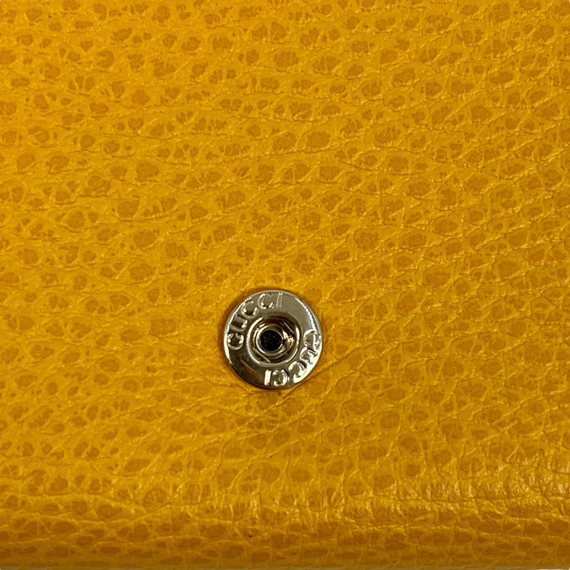 GUCCI スウィング コンチネンタル 長財布 ロングウォレット - イエロー