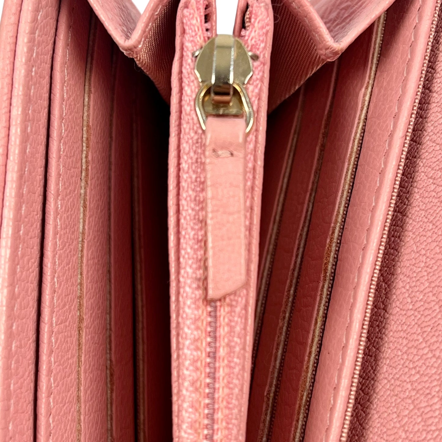 CHANEL キャビアスキン 長財布 ロングウォレット - ピンク