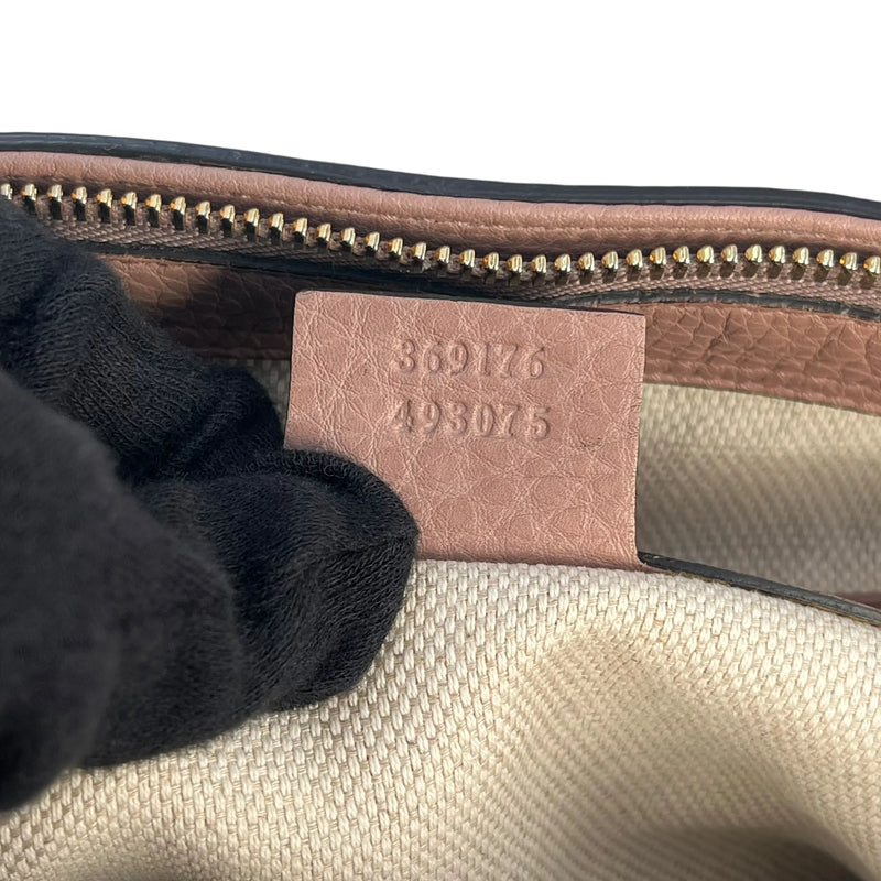 GUCCI Soho Interlocking Tote/Shoulder Bag - Pink 