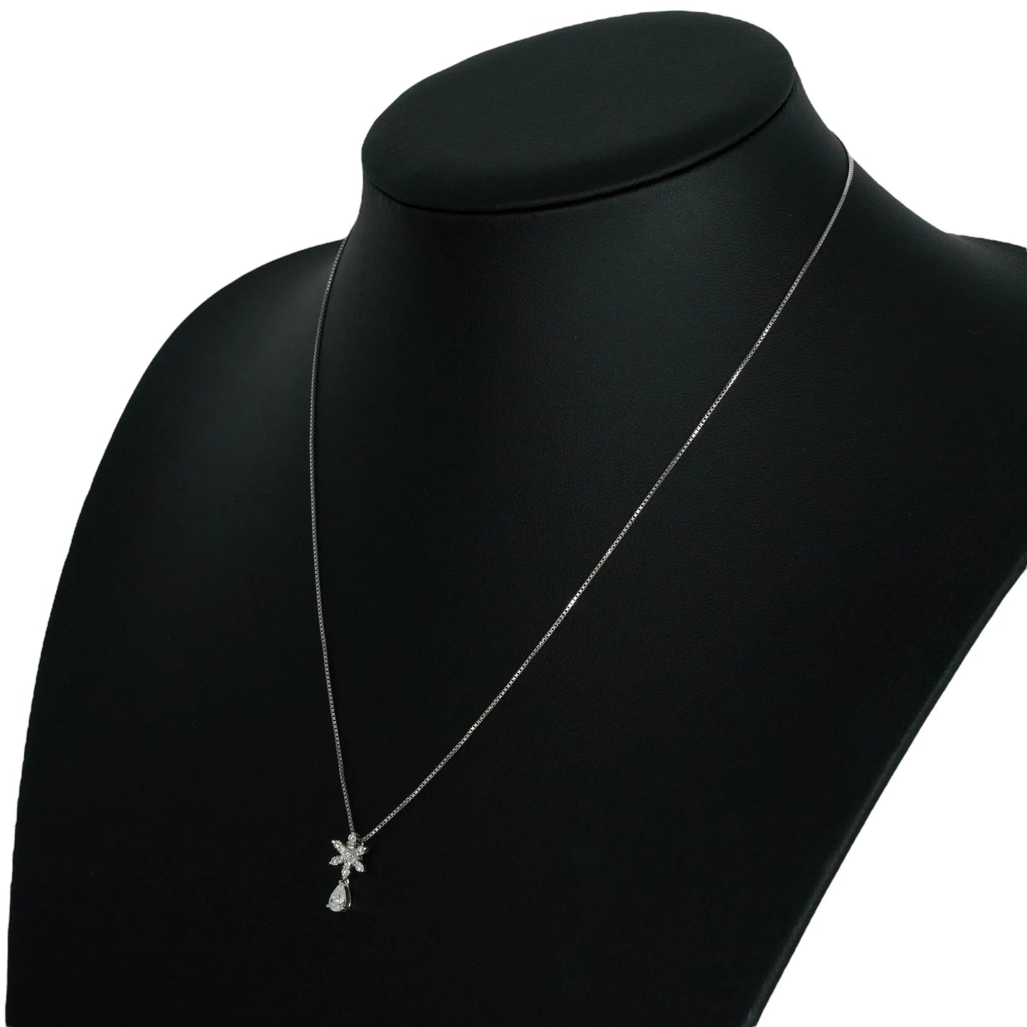 ダイヤモンド ネックレス - 18KWG