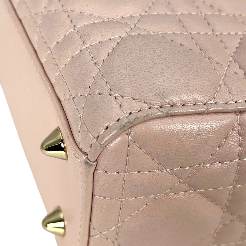 Dior Small Lady Dior My ABC Dior Leather Handbag - Pink 