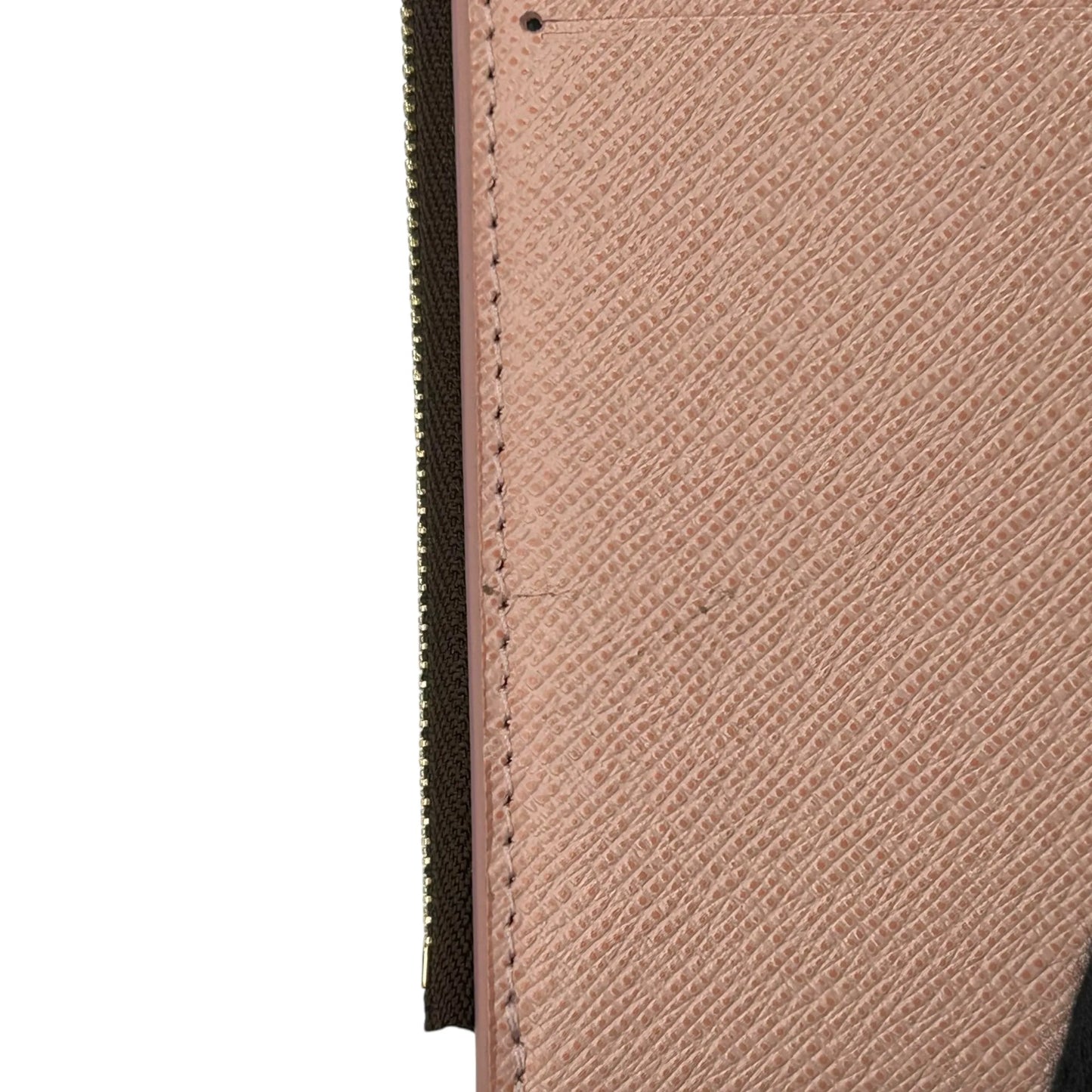 Louis Vuitton Damier Ebene Victorine Portefeuille Tri-fold Compact Wallet - Dark Brown 