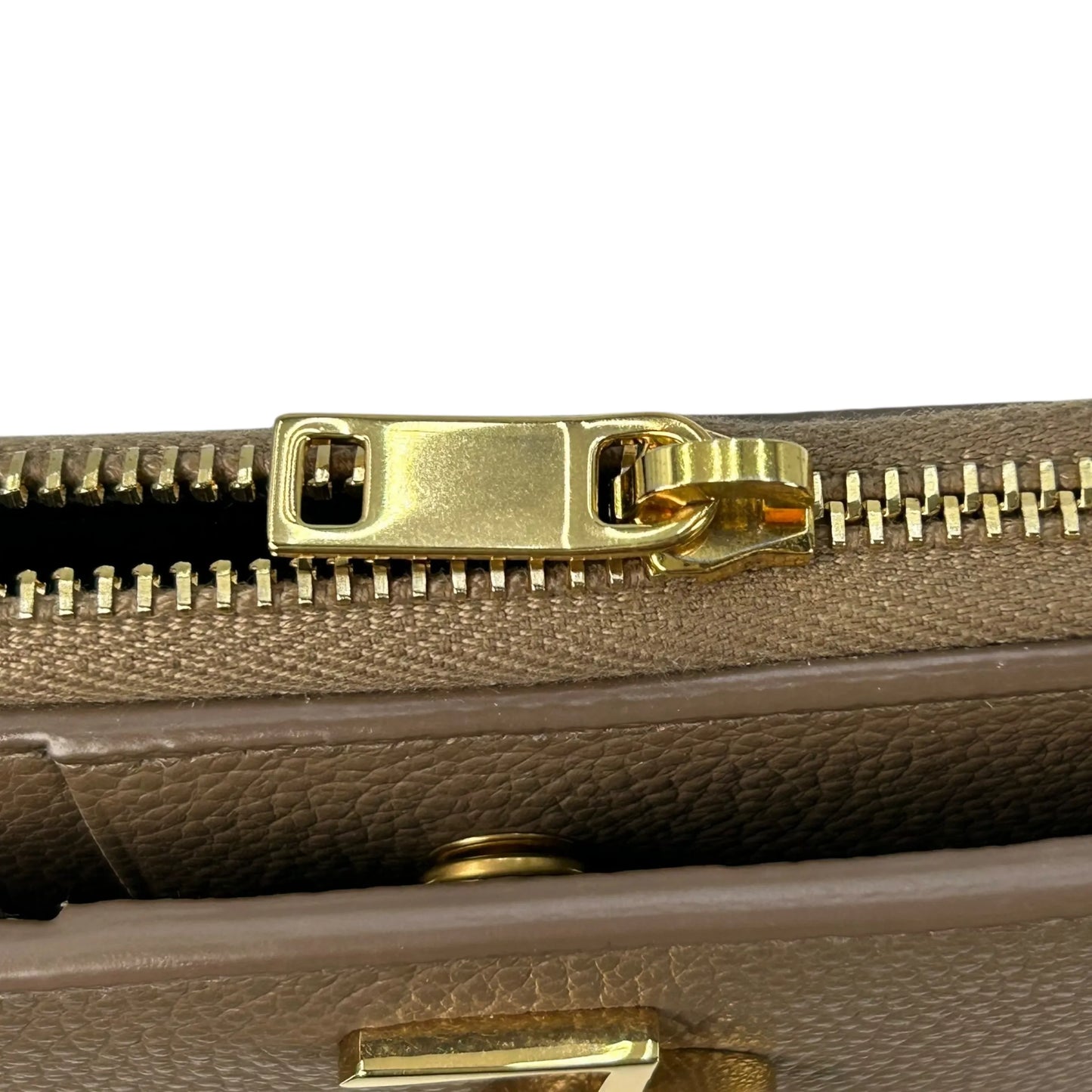 Saint Laurent YSL Zippy Bi-fold Compact Wallet - Beige 