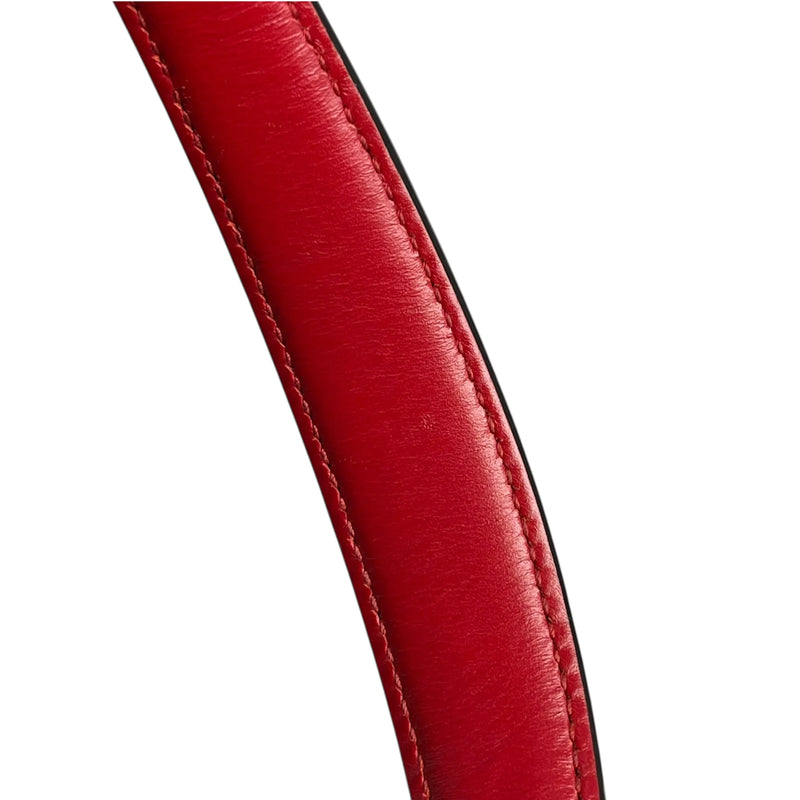 GUCCI Sylvie Chain Mini Handbag/Shoulder Bag - Red 