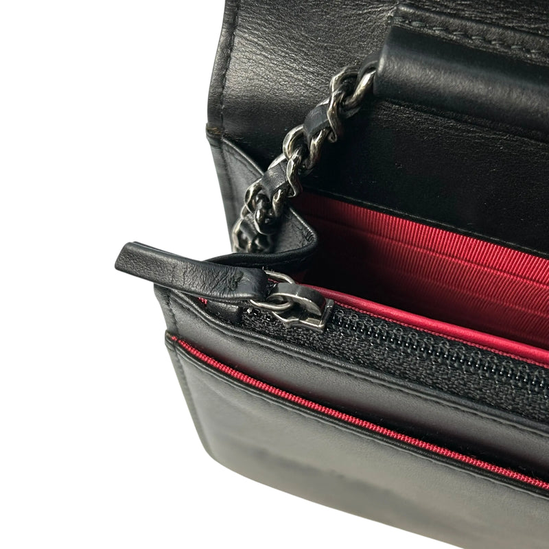 CHANEL Gabrielle de Chanel Chain Wallet - Beige x Black 