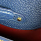 Louis Vuitton Capucines MM Taurillon Leather Handbag - Navy Blue 