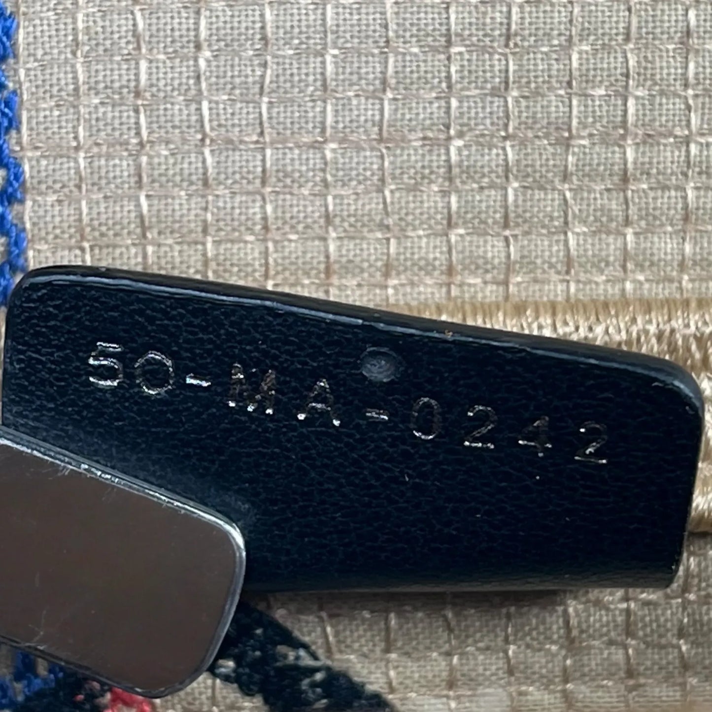 Dior Saddle Jute Canvas Embroidered With Dior Union Motif Hand Bag - Beige 