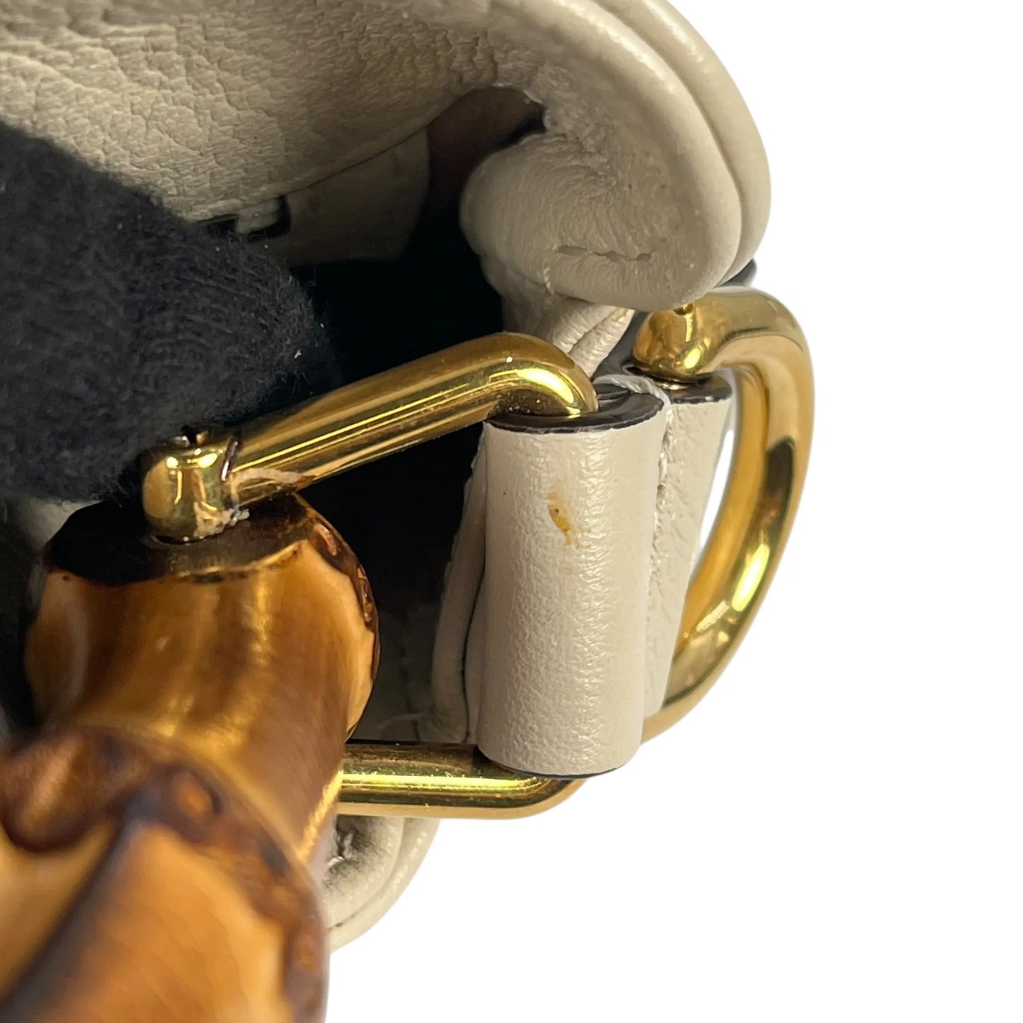 GUCCI Diana Small Hand Bag Shoulder Bag - Beige 