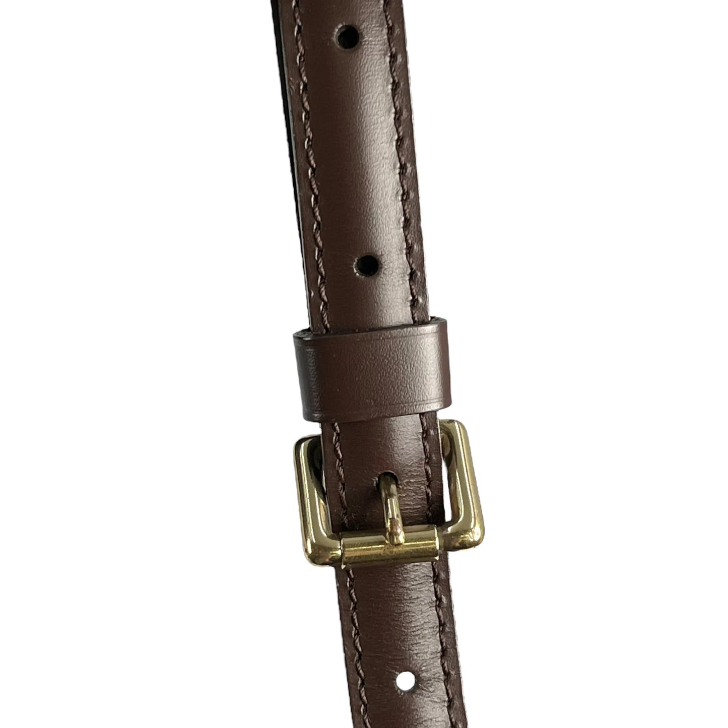 LOUIS VUITTON Leather Shoulder Strap - Dark Brown - 34941 
