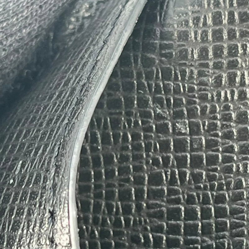 LOUIS VUITTON タイガ レザー カードケース コインケース - ブラック