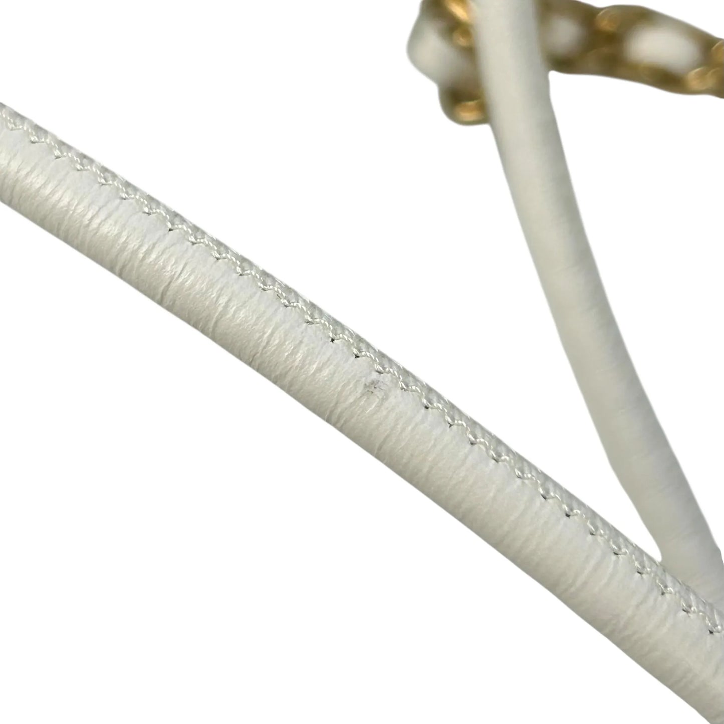 CHANEL Calfskin 22 Mini Handbag with Chain Shoulder Bag - White 