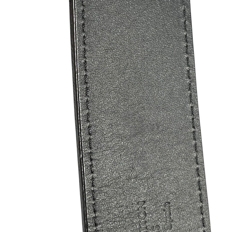 LOUIS VUITTON LV イニシャル リバーシブル ベルト - ブラック