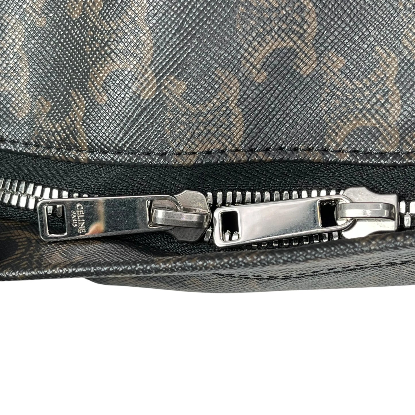 CELINE Triomphe Canvas Medium Backpack - Dark Brown 