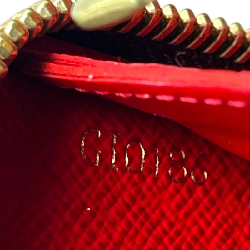 Louis Vuitton Damier Ebene Round Zip Long Wallet - Brown 