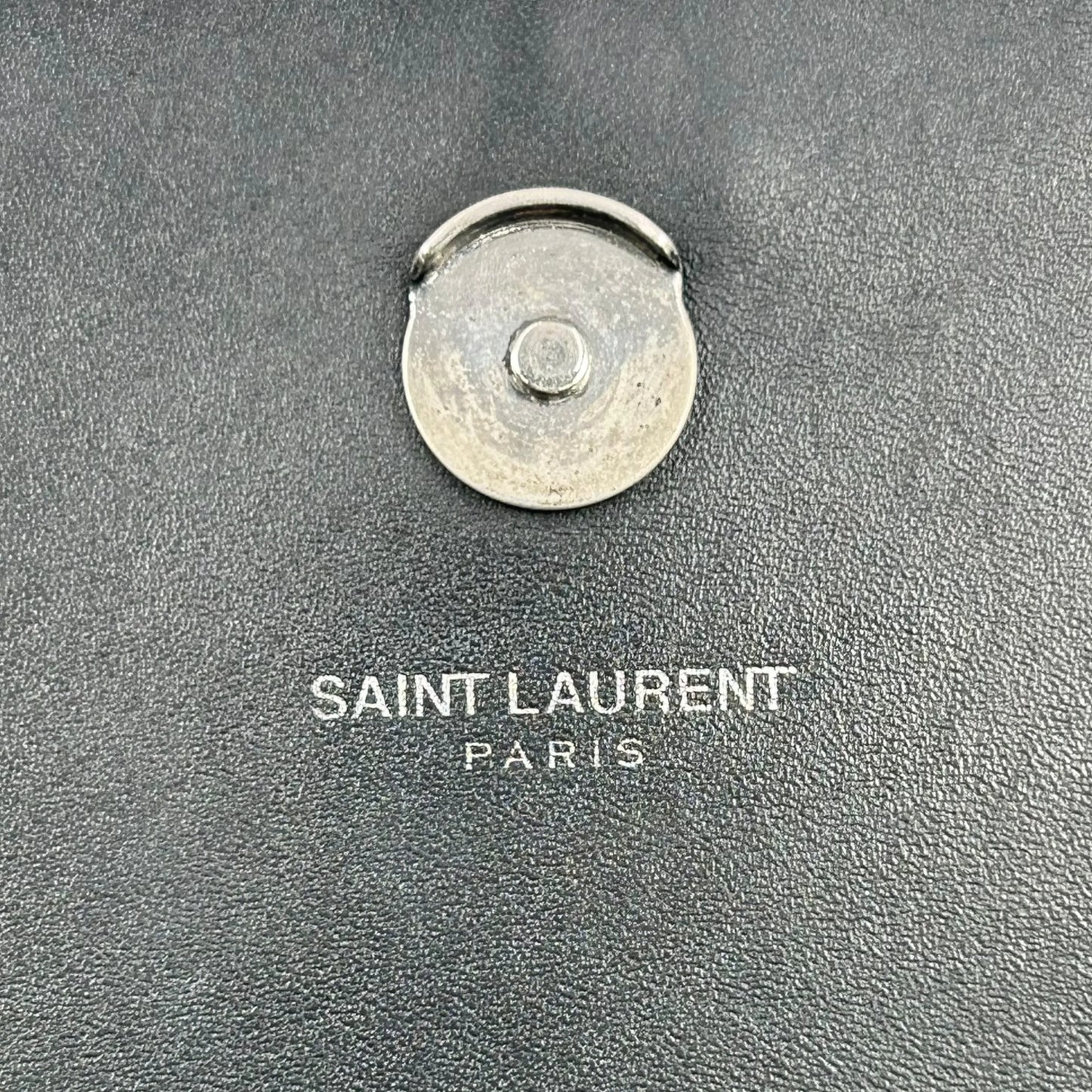 Saint Laurent ケイト タッセル ミディアム レザー チェーンショルダーバッグ - ブラック