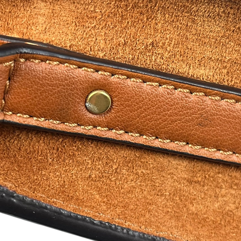 Chloé ナイル レザー ブレスレットバッグ ハンドバッグ ショルダーバッグ - ブラウン