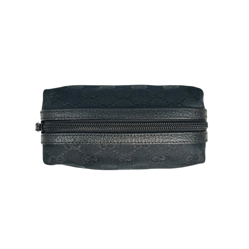 GUCCI GG Canvas Pouch - Black 