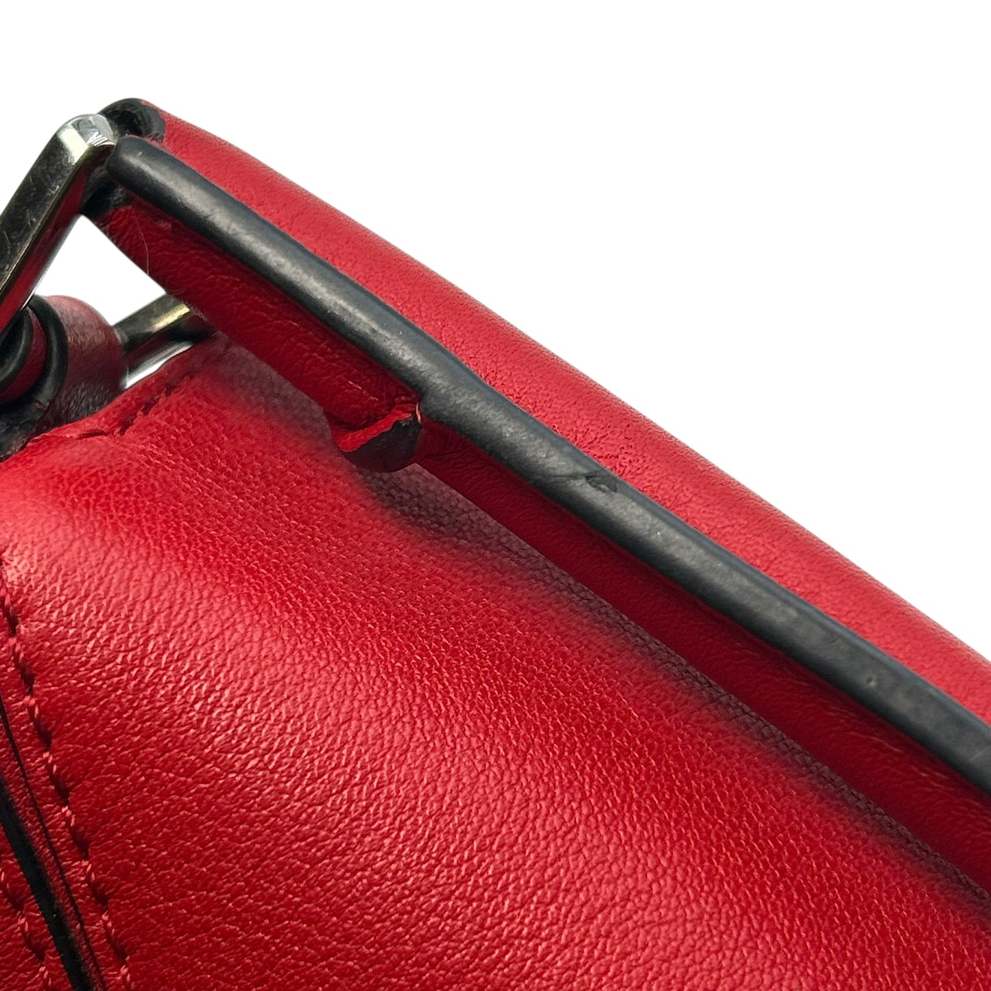 LOEWE パズルバッグ ミニバッグ ハンドバッグ - レッド