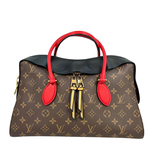 Louis Vuitton Monogram Canvas Tuileries Handbag - Brown 