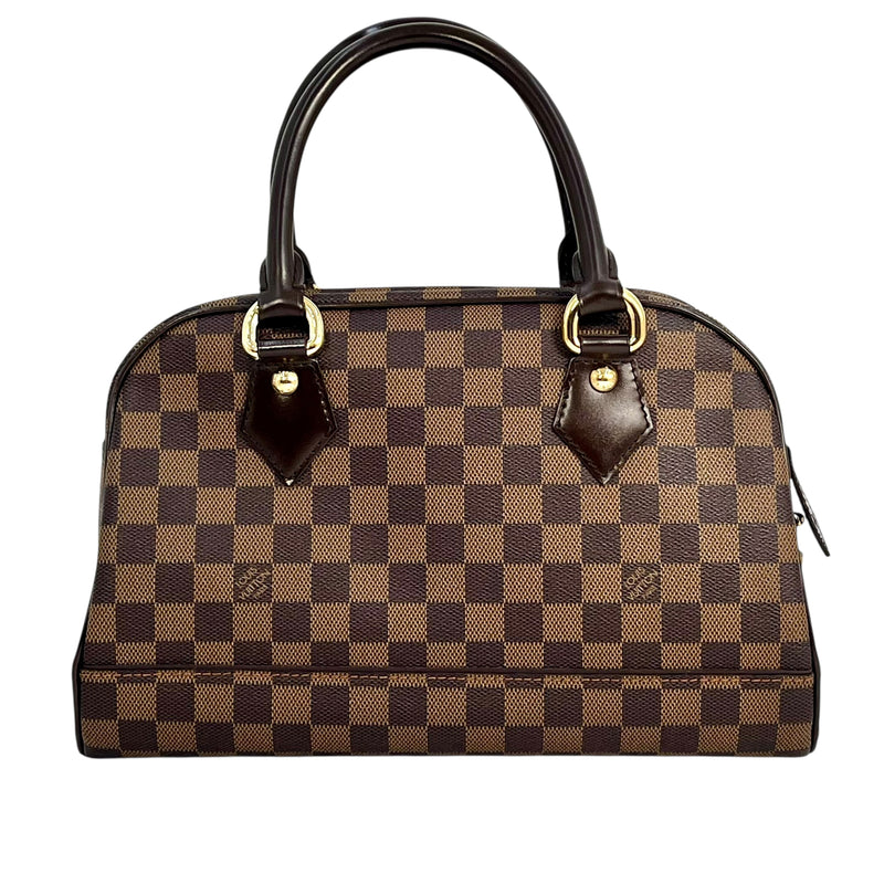 Louis Vuitton Damier Ebene Duomo Handbag - Dark Brown 