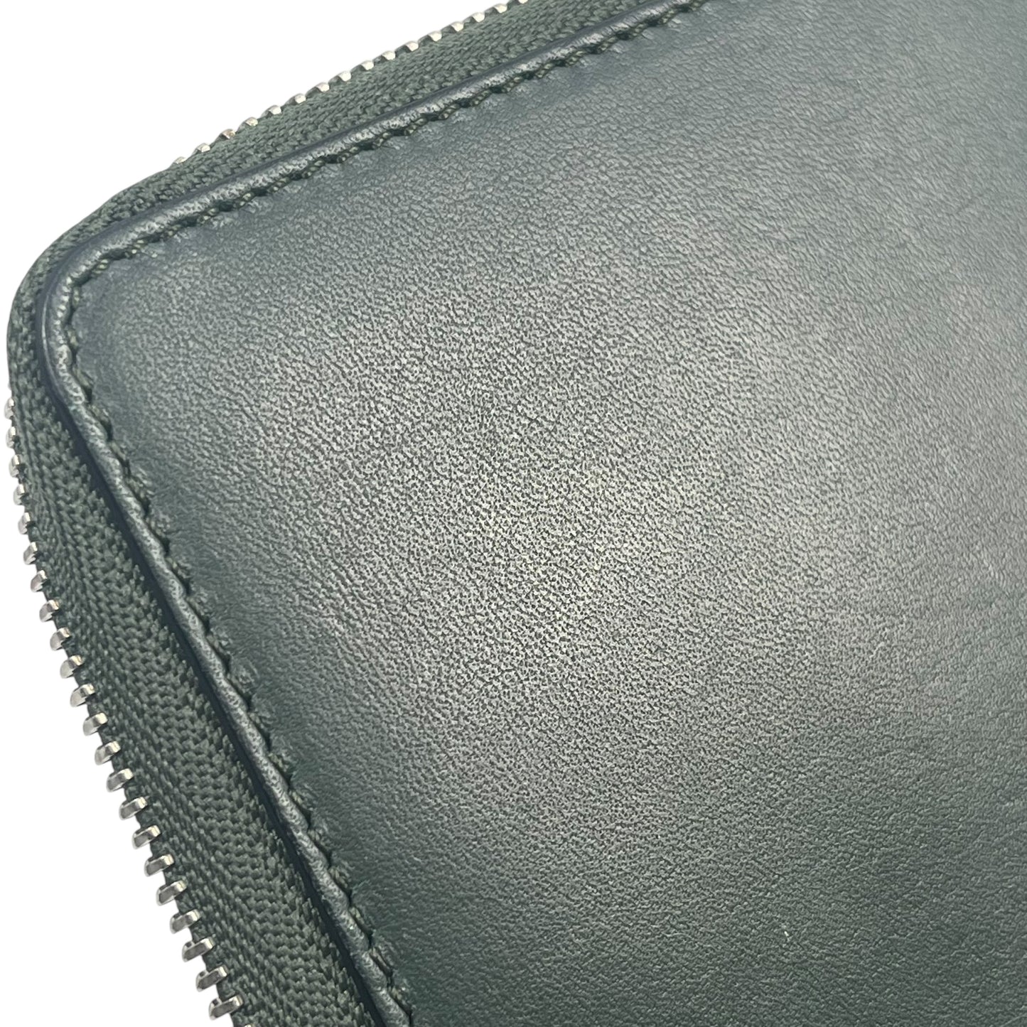 LOEWE Anagram Zippy Bi-fold Compact Wallet - Green 