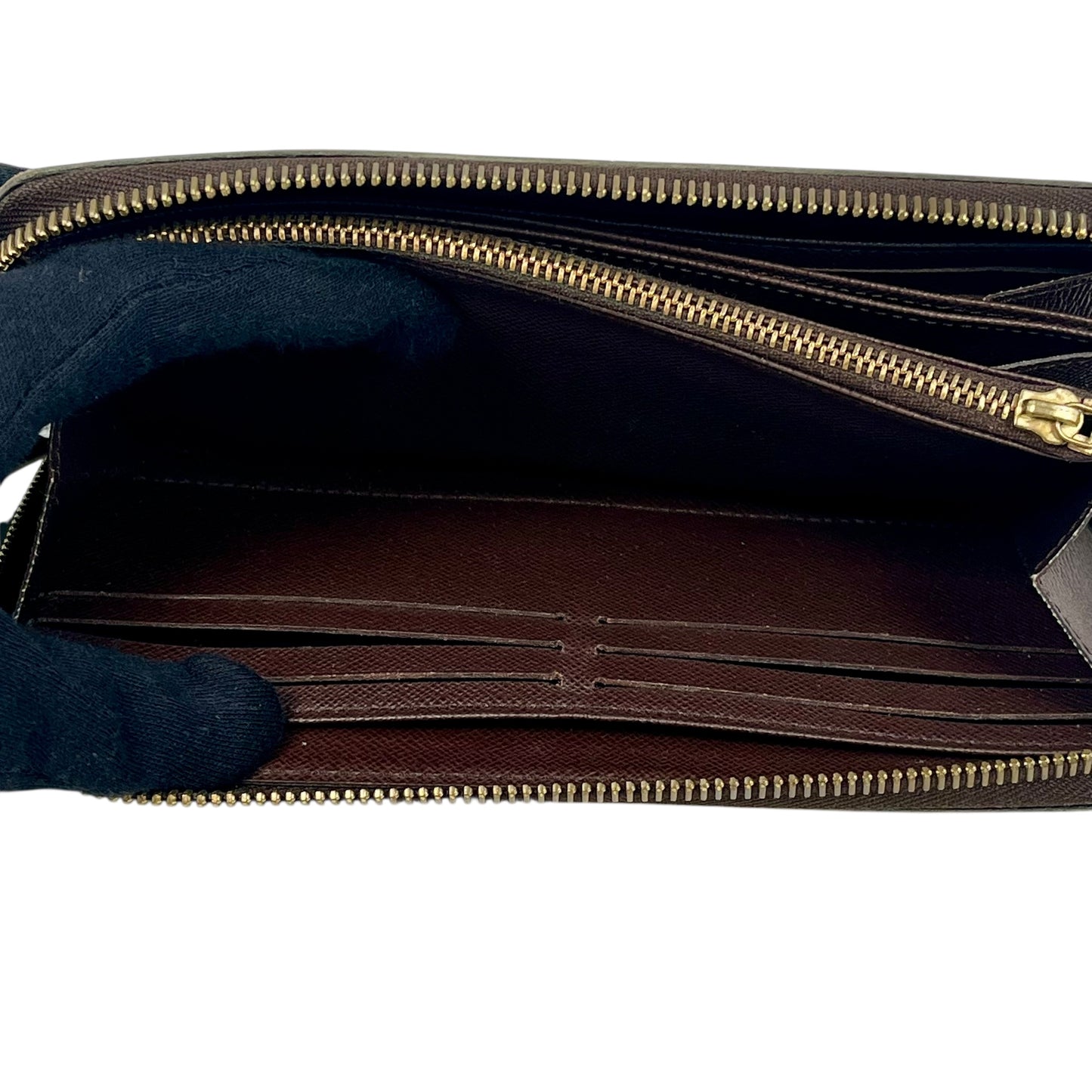 Louis Vuitton Damier Graffiti Zippy Long Wallet - Dark Brown - 31499 