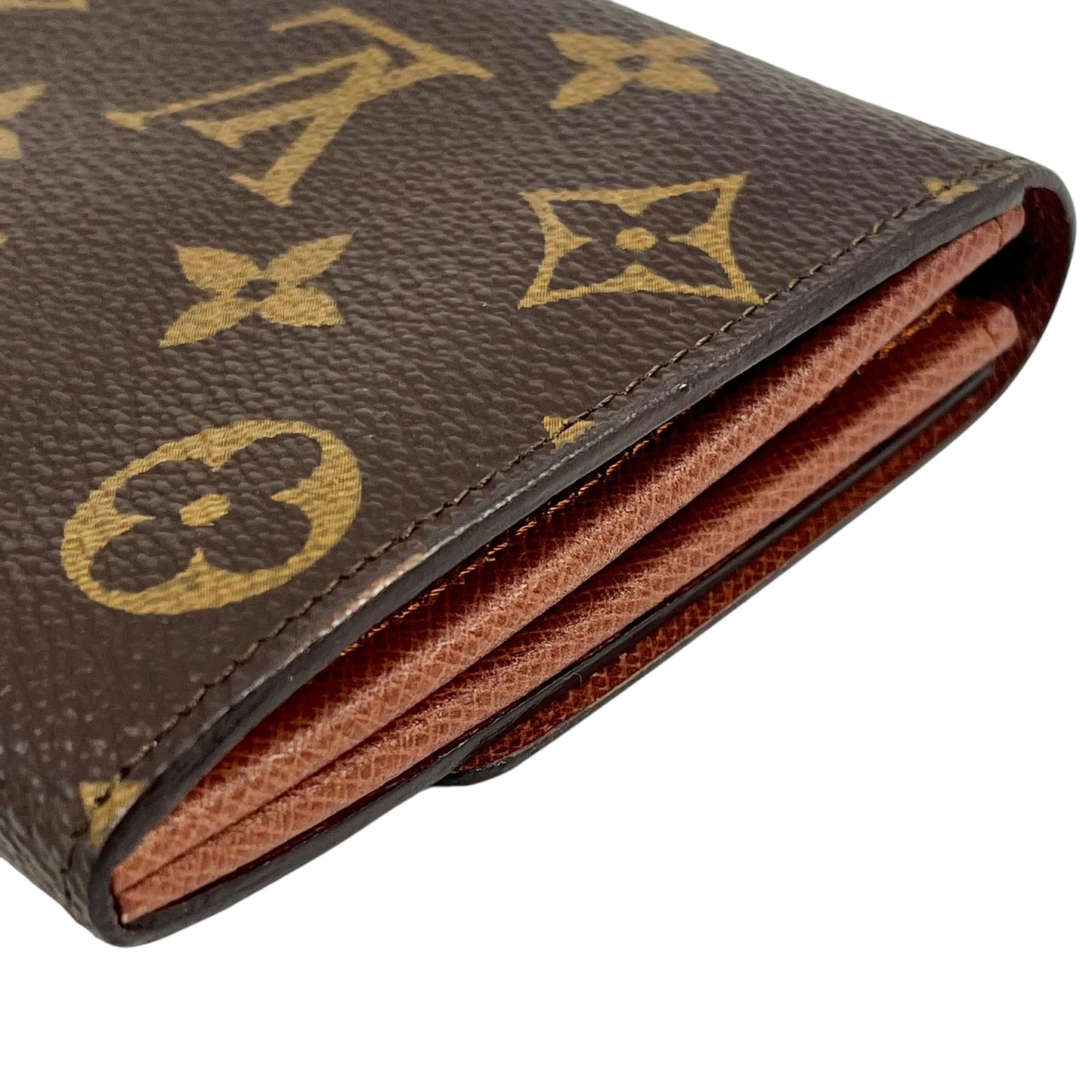 Louis Vuitton モノグラム キャンバス ポルトモネ クレディ 長財布 ロングウォレット - ブラウン - 31496