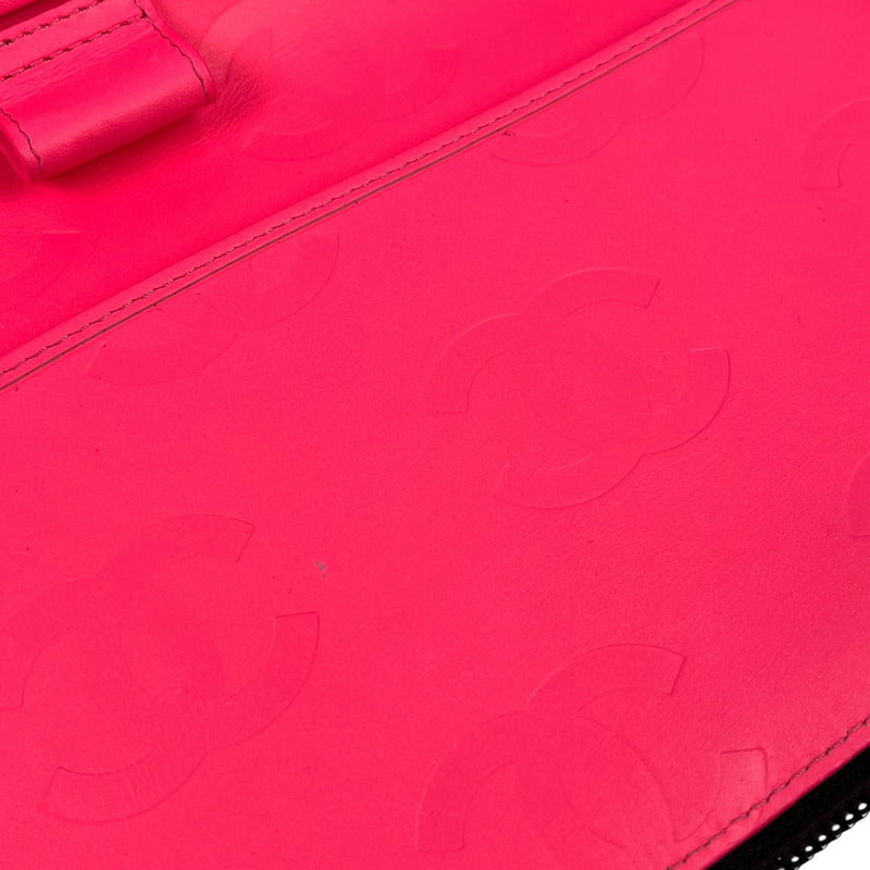 CHANEL Cambon Calfskin Long Wallet - Black 