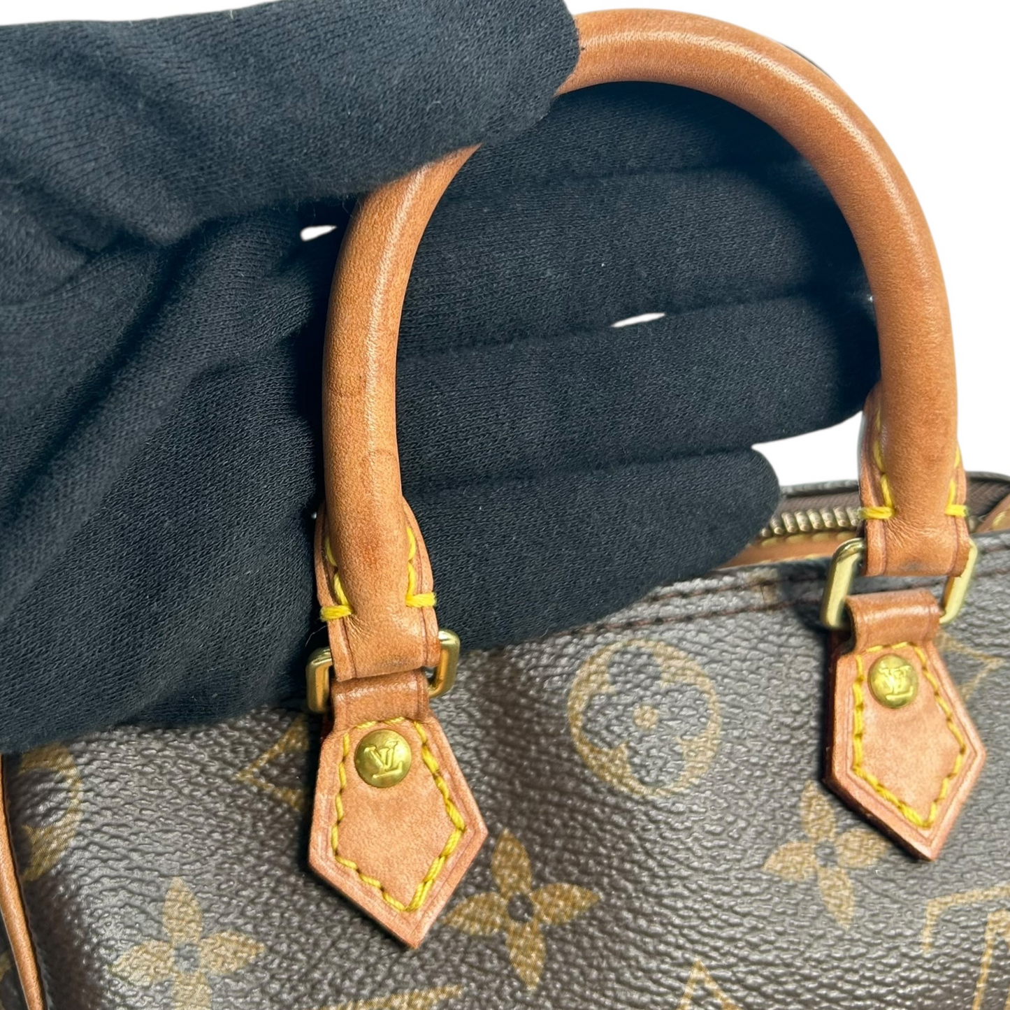 Louis Vuitton モノグラム キャンバス ナノ スピーディ ミニバッグ ショルダーバッグ - ブラウン