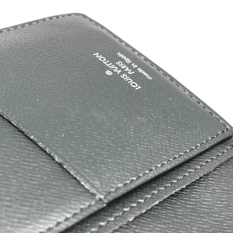 Louis Vuitton モノグラム エクリプス キャンバス ロングウォレット - ブラック