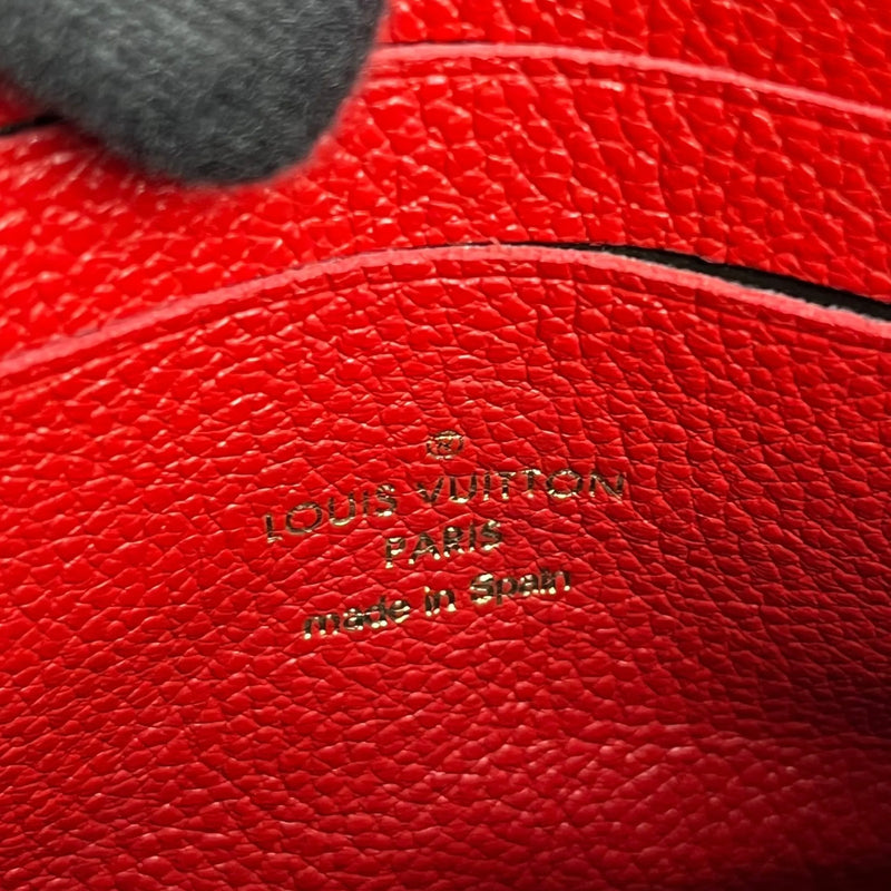 Louis Vuitton ポシェット ダブルジップ モノグラムアンプラント チェーンショルダーバッグ - ネイビー × レッド