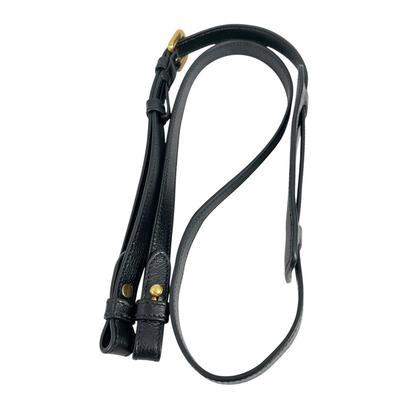 PRADA Saffiano Leather Shoulder Bag - Black 