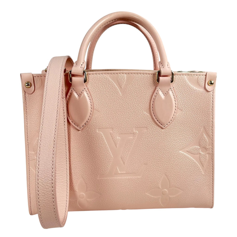 Louis Vuitton Monogram Empreinte On-the-Go PM Handbag - Pink 