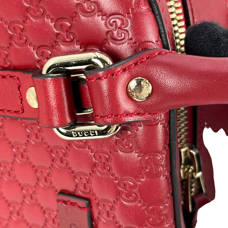 GUCCI Micro Guccissima Handbag - Red 