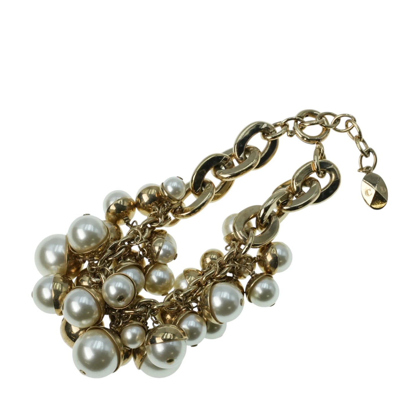 Dior パール チャーム ブレスレット - GP - 24253